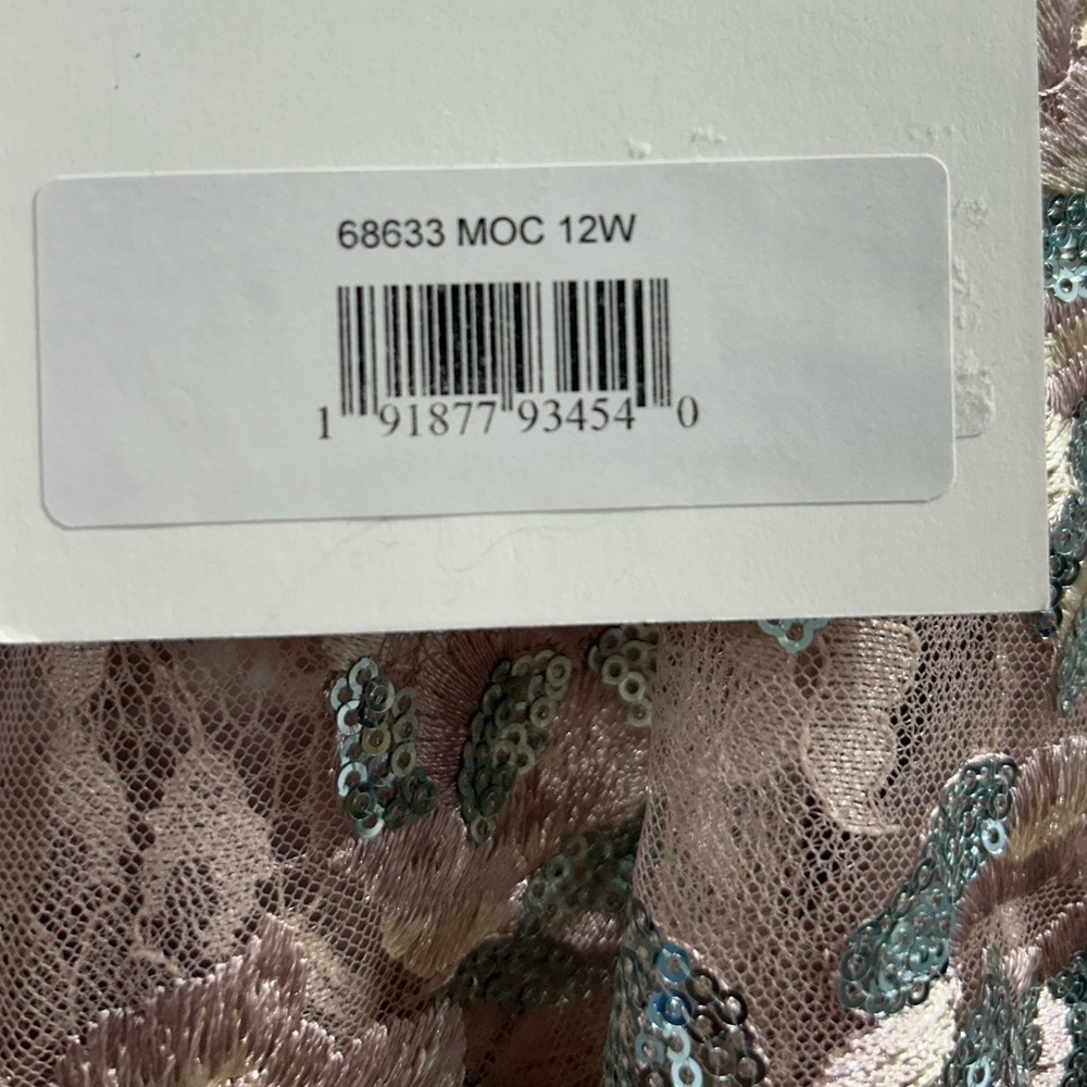 Mac Duggal 68633 NWT Long Sleeve MIDI Dress - Picture 3 of 3